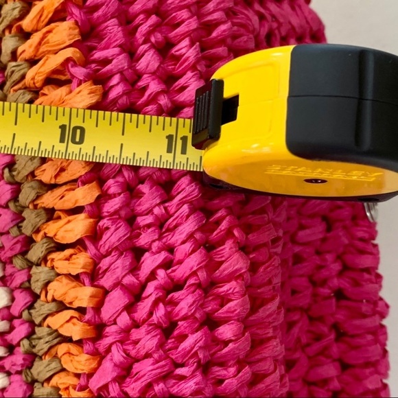 Boho Woven Paper Tote Bag - Picture 9 of 9